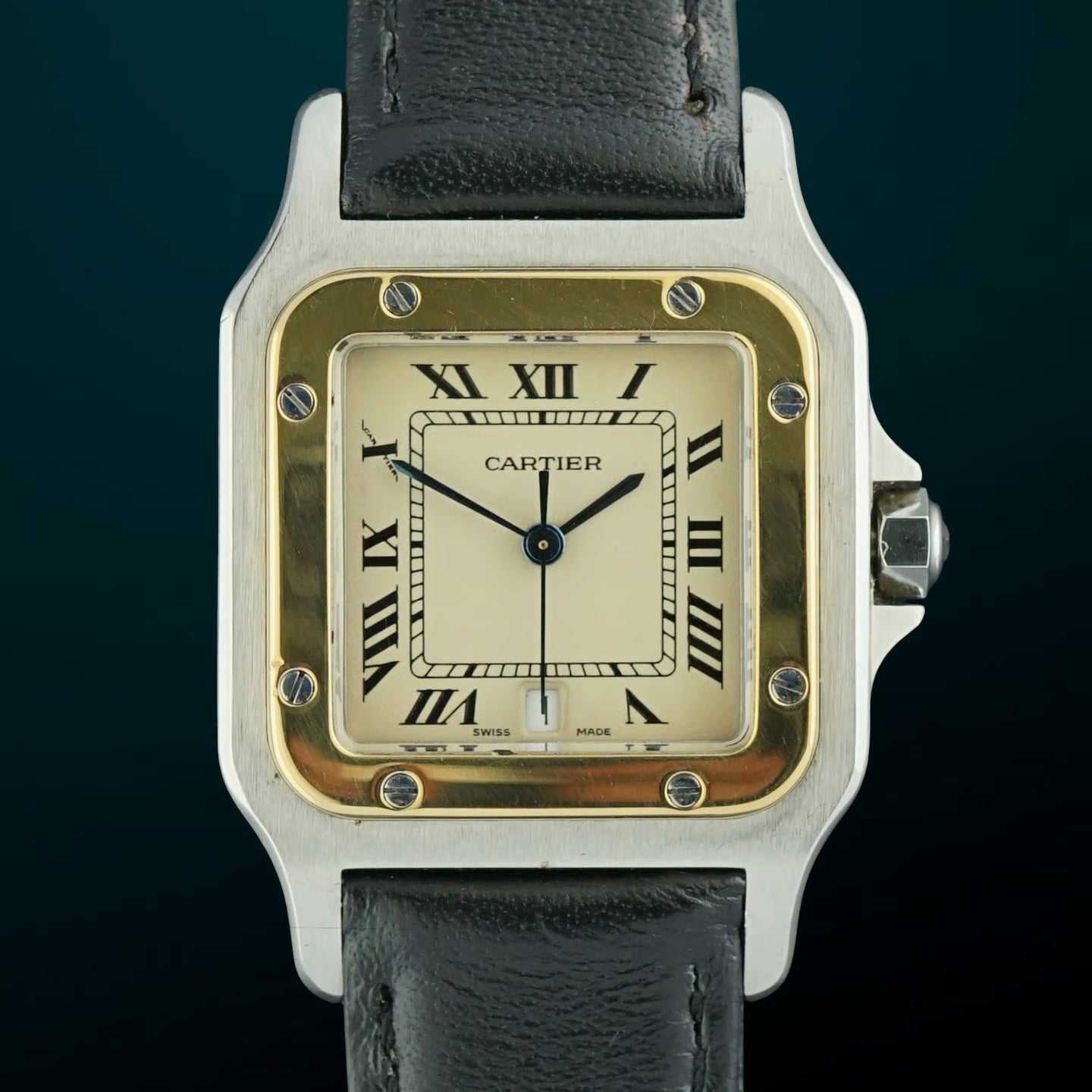Vintage Cartier Santos Galbée LM Large Quartz 187901 - 29mm - 1990s